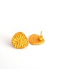 Yao 18kt gold plated earrings