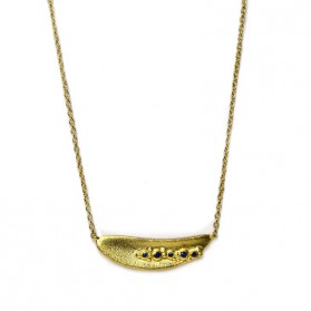 BANAU sapphire gold plated silver necklace